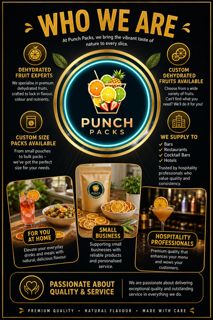 Dehydrated Passion Fruit Slices | Elevate your Cocktails and Soft Drinks | Packs of 20 Servings!