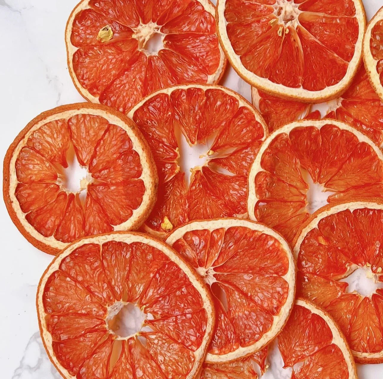 Dehydrated Pink Grapefruit Wheels | Elevate your Cocktails and Soft Drinks | Packs of 15 Servings!