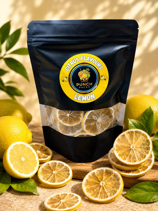 Dried Lemon Slices | Quality Dehydrated Lemon Perfect for Garnish | Packs 35+ / 65+ Servings!