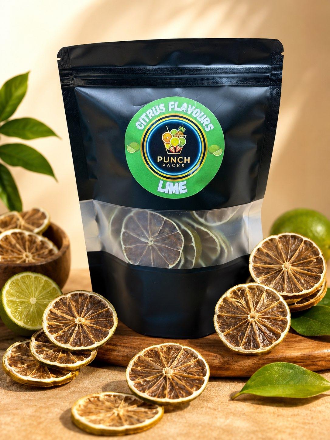 Dried Lime Slices | Quality Dehydrated Lime Perfect for Garnish | 50g | 100g