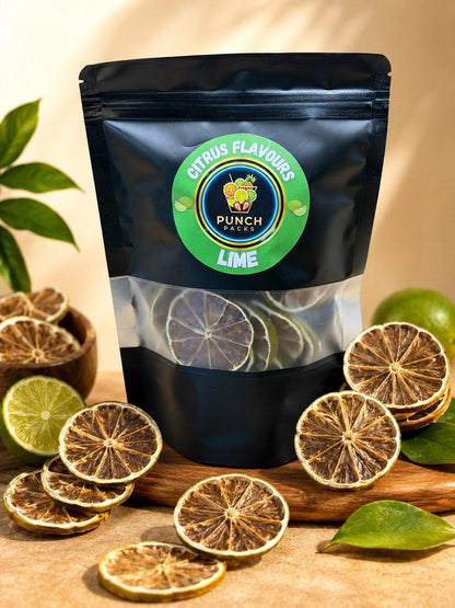 Dried Lime Slices | Quality Dehydrated Lime Perfect for Garnish | 50g | 100g