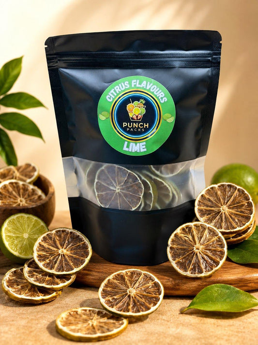 Dried Lime Slices | Quality Dehydrated Lime Perfect for Garnish | Packs 40 / 70 Servings!