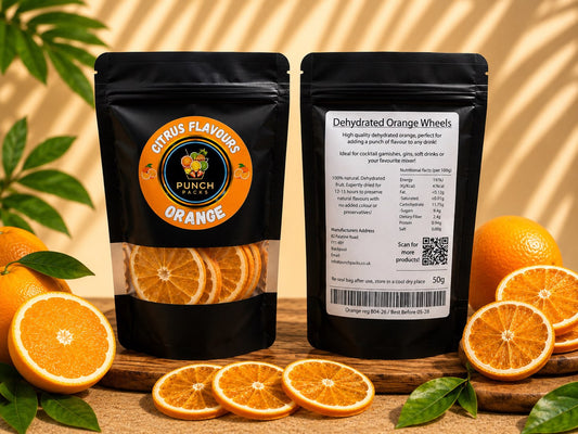 Dried Orange Slices | Quality Dehydrated Orange Perfect for Garnish | Packs 20+ / 40+ Servings!