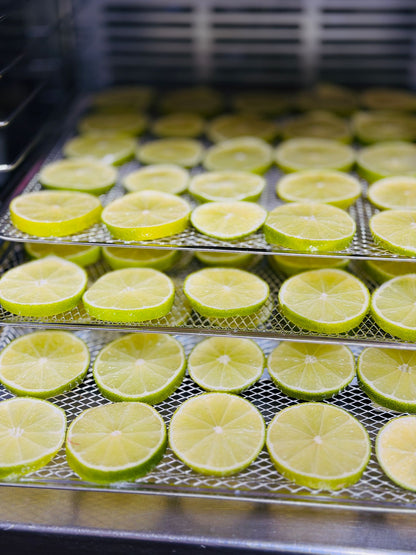 Dehydrated Lime Wheels | Ideal for Cocktails, Drink garnishes, or Adding a Punch of flavour! | Packs 35+ / 65+ Servings!